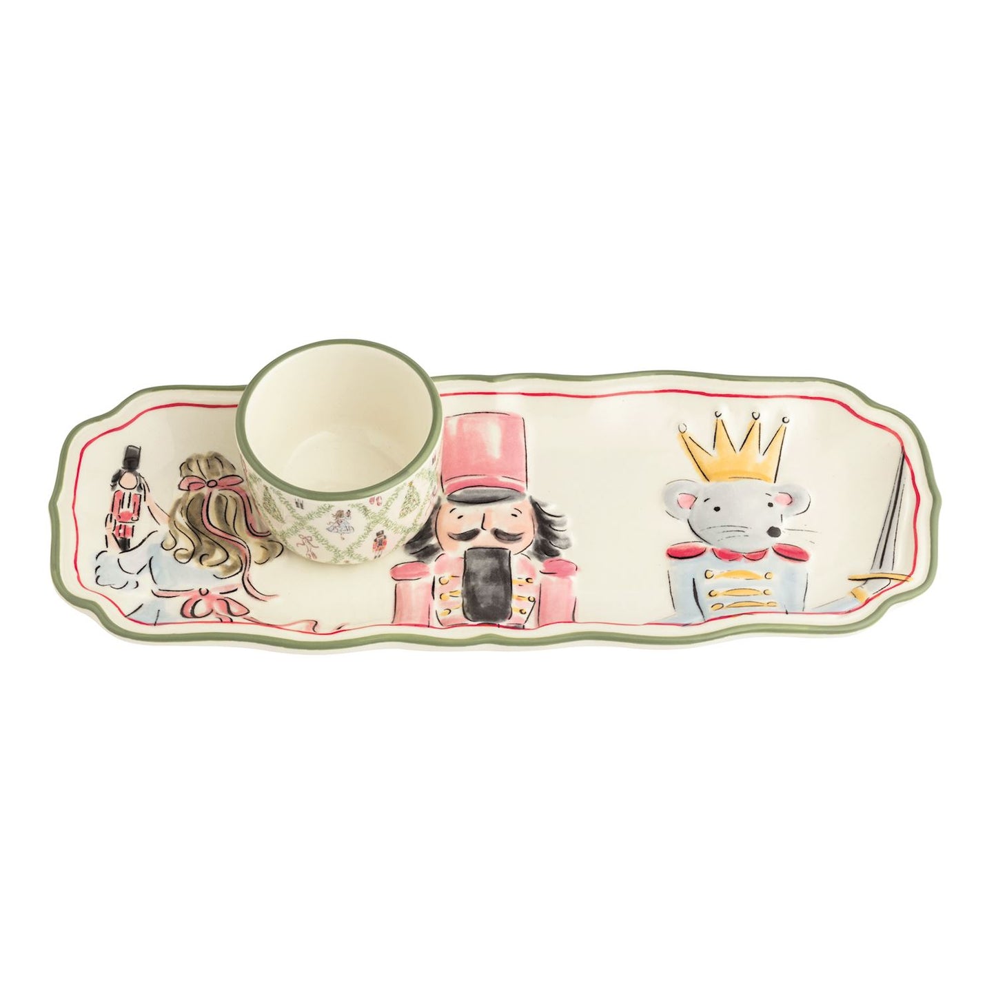 Nutcracker Tray & Tidbit Set
