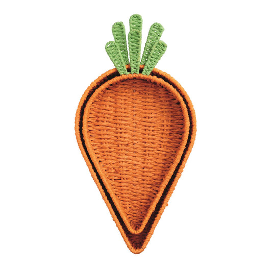 Woven Carrot Tray Set