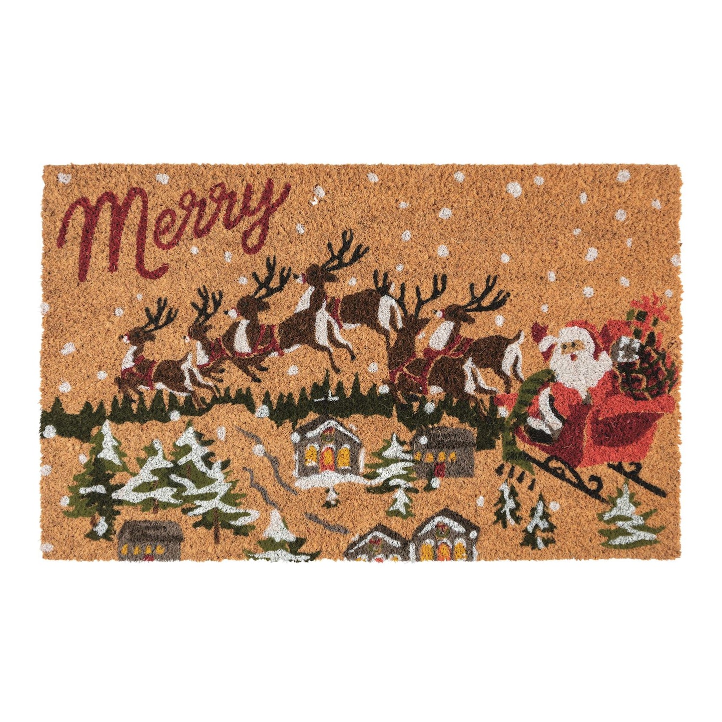 Merry Santa Door Mat