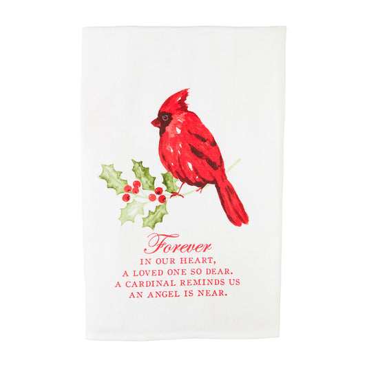 Forever Cardinal Tea Towel