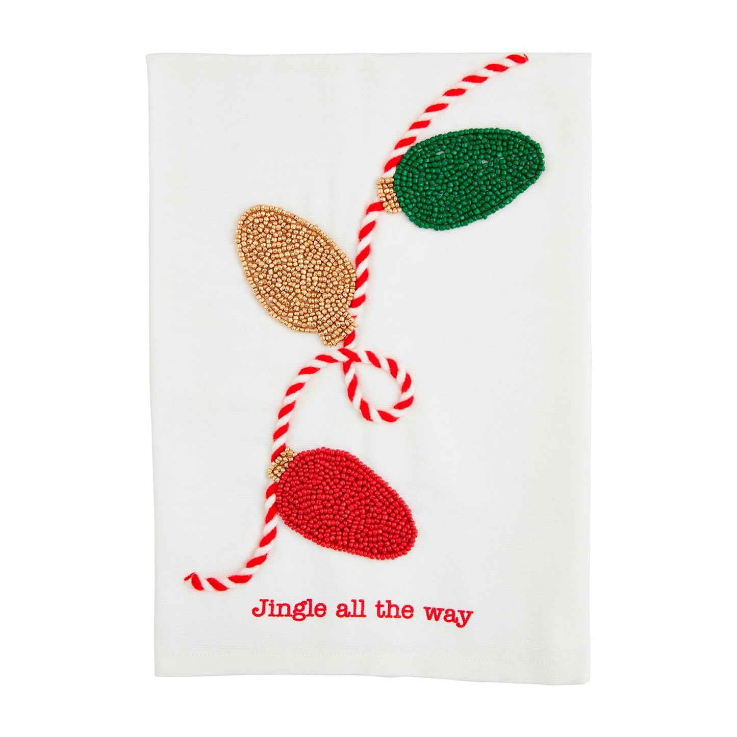 Beaded Christmas Stocking