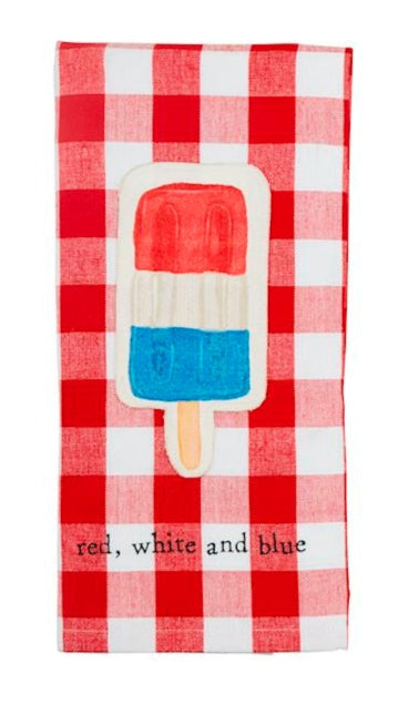 Popsicle Americana Canvas Patch Towel