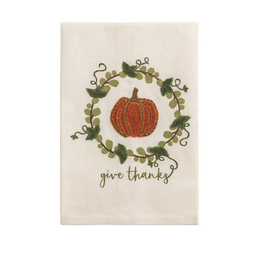 Wreath Gather Velvet Towel