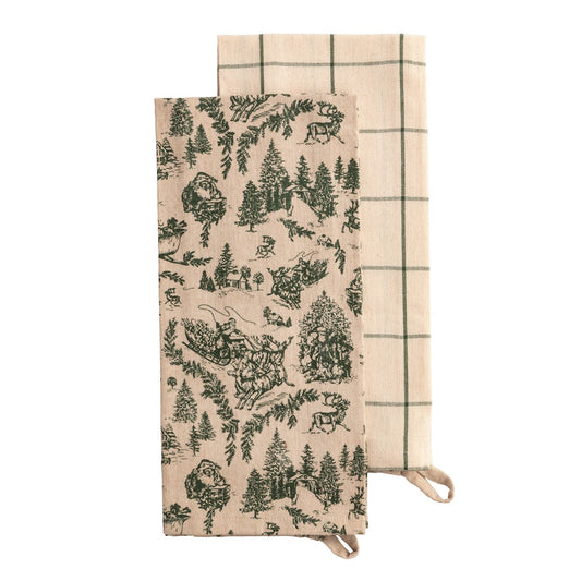 White Christmas Towel Set