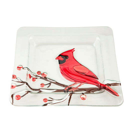 Cardinal Glass Plate