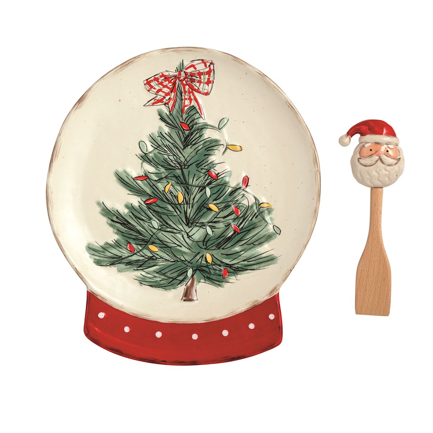 Snow Globe Cookie Platter