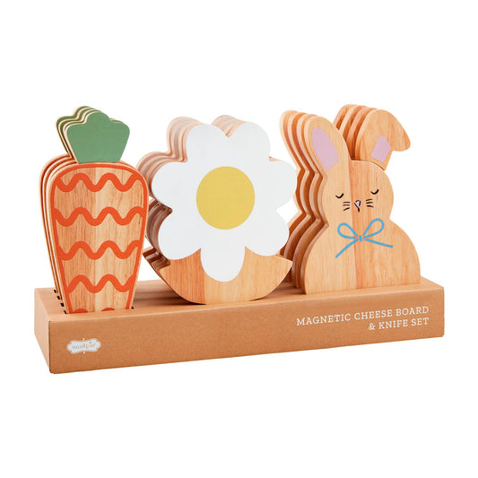 Easter Magnetic Cheese Board Set