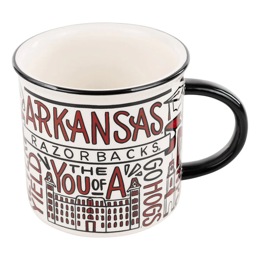 Arkansas Collage Campfire Mug