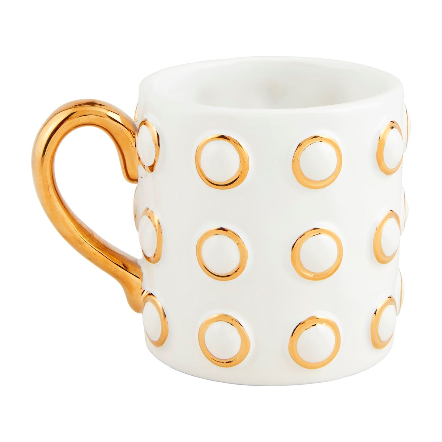 Gold Rings Ceramic Mug