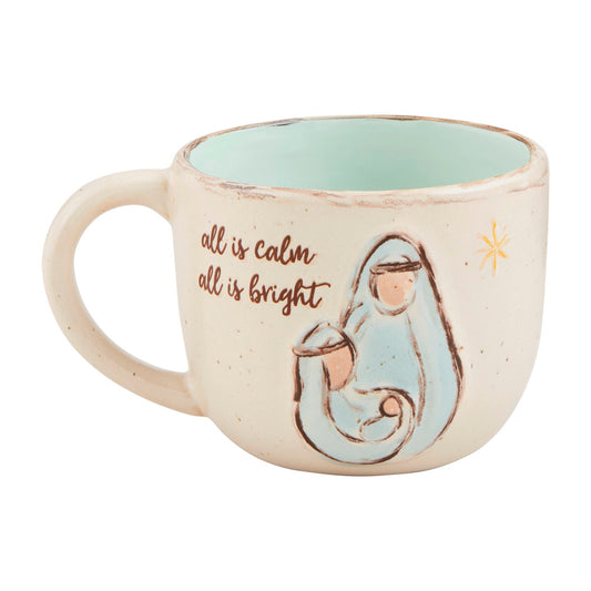 Nativity Church Mug All Is Bright