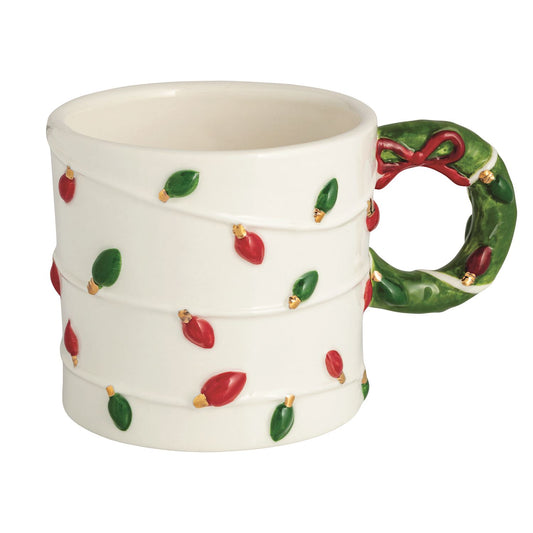 Wreath Whimsical Mug