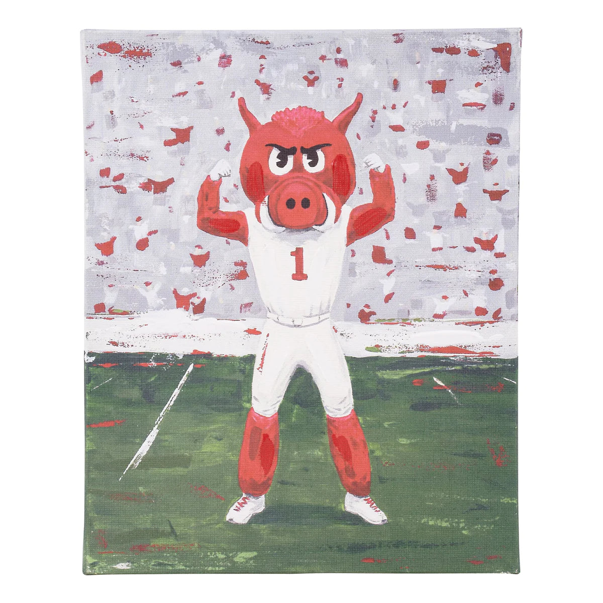 Arkansas Big Red Canvas 16x20