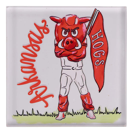 Arkansas Mascot Acrylic Block
