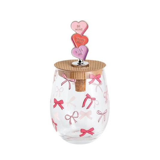 Valentine Wine Glass Set