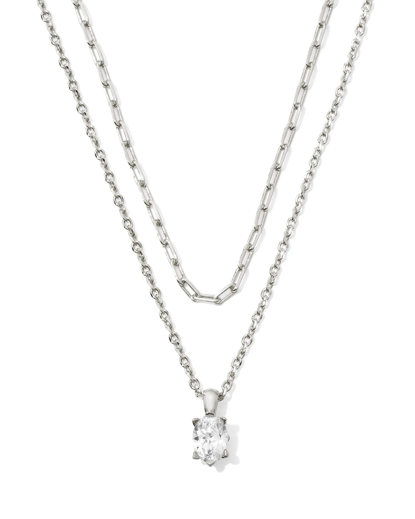 Cailin Multi Necklace Silver