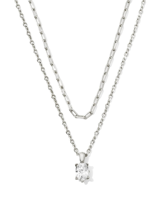 Cailin Multi Necklace Silver