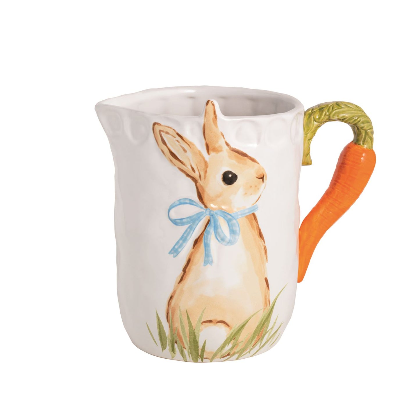 Bunny Carrot Handle Pitcher