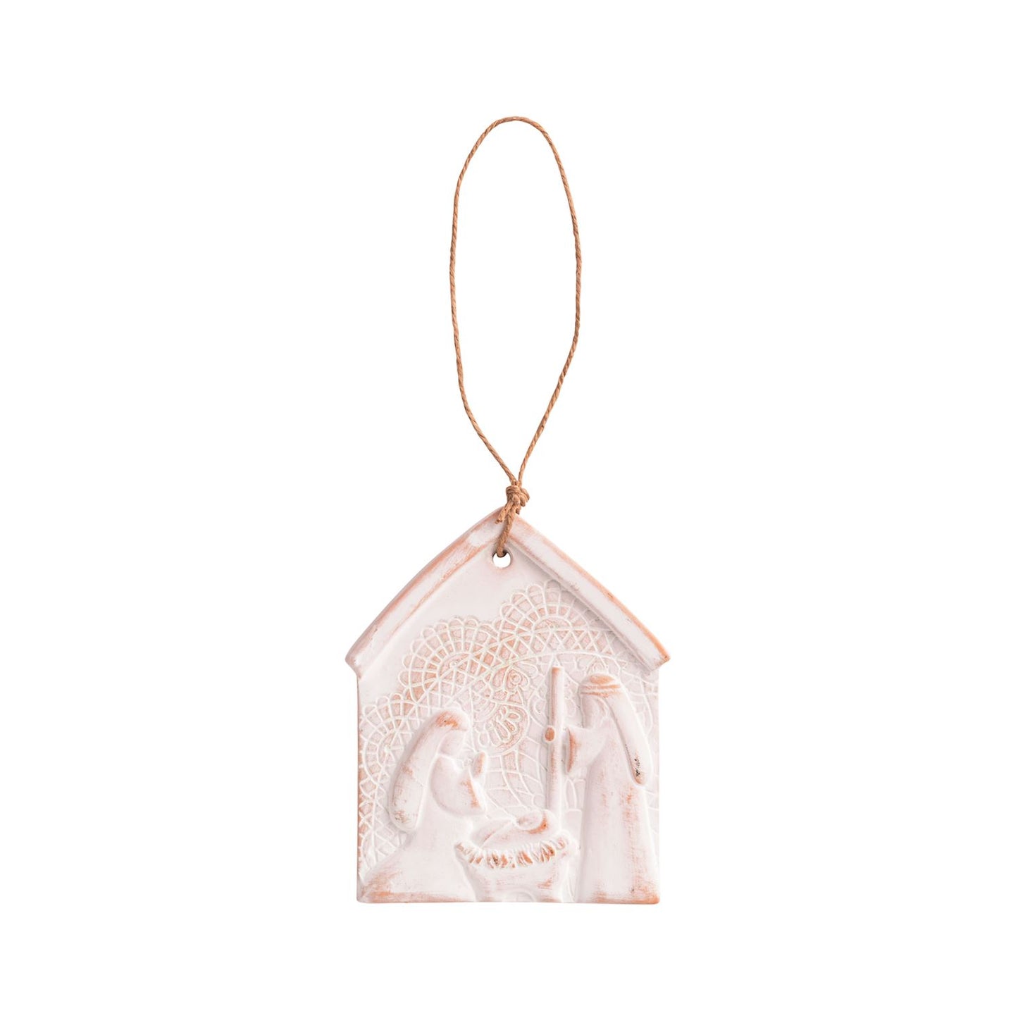 Nativity Lace Ornament