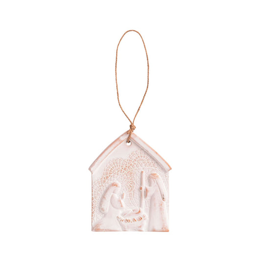 Nativity Lace Ornament