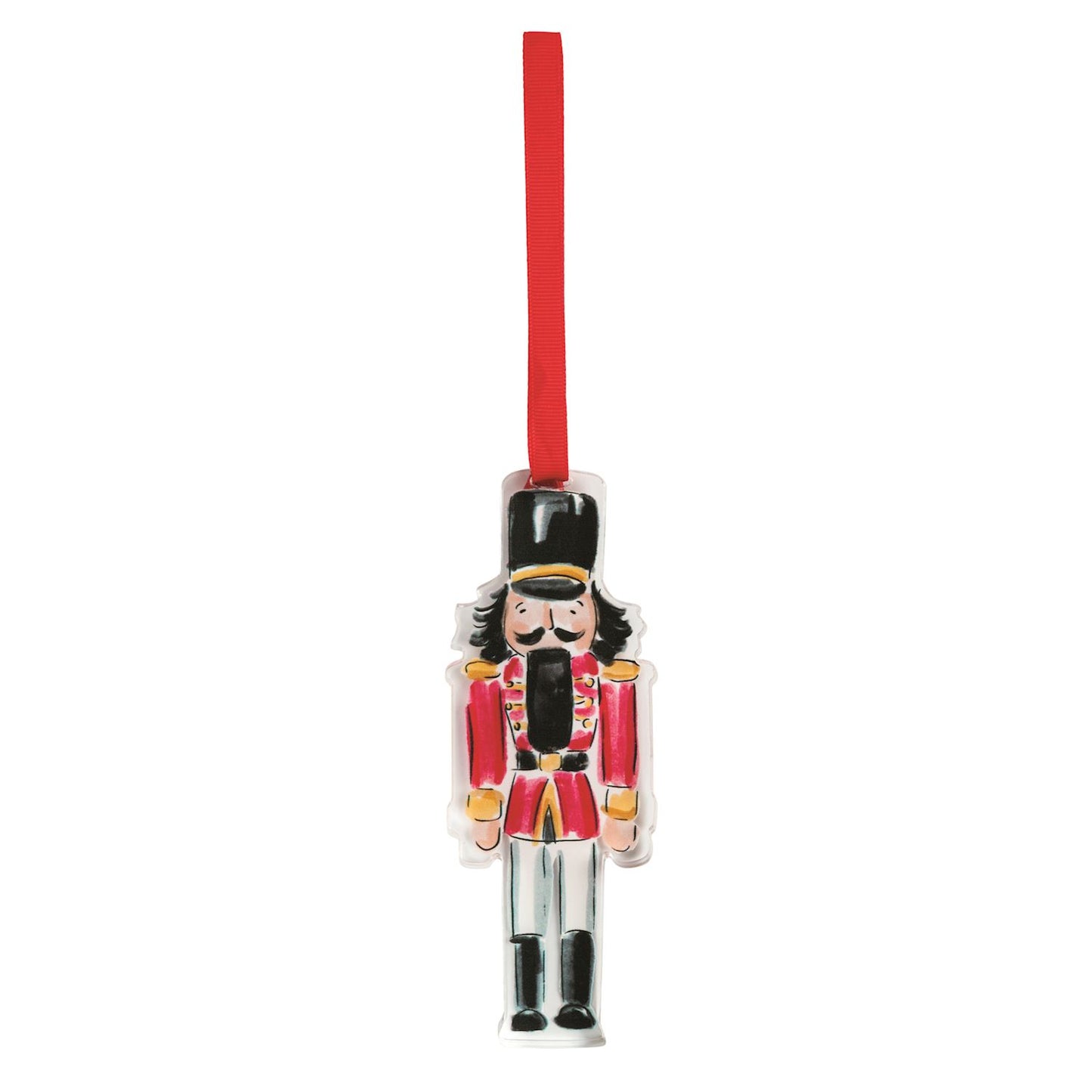 Pink Acrylic Nutcracker Ornament