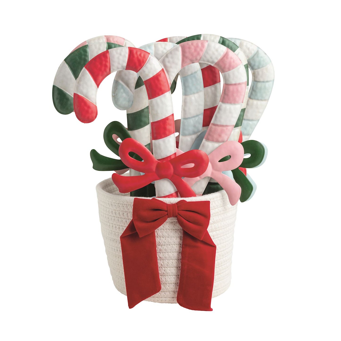 Bow Candy Cane Ornaments