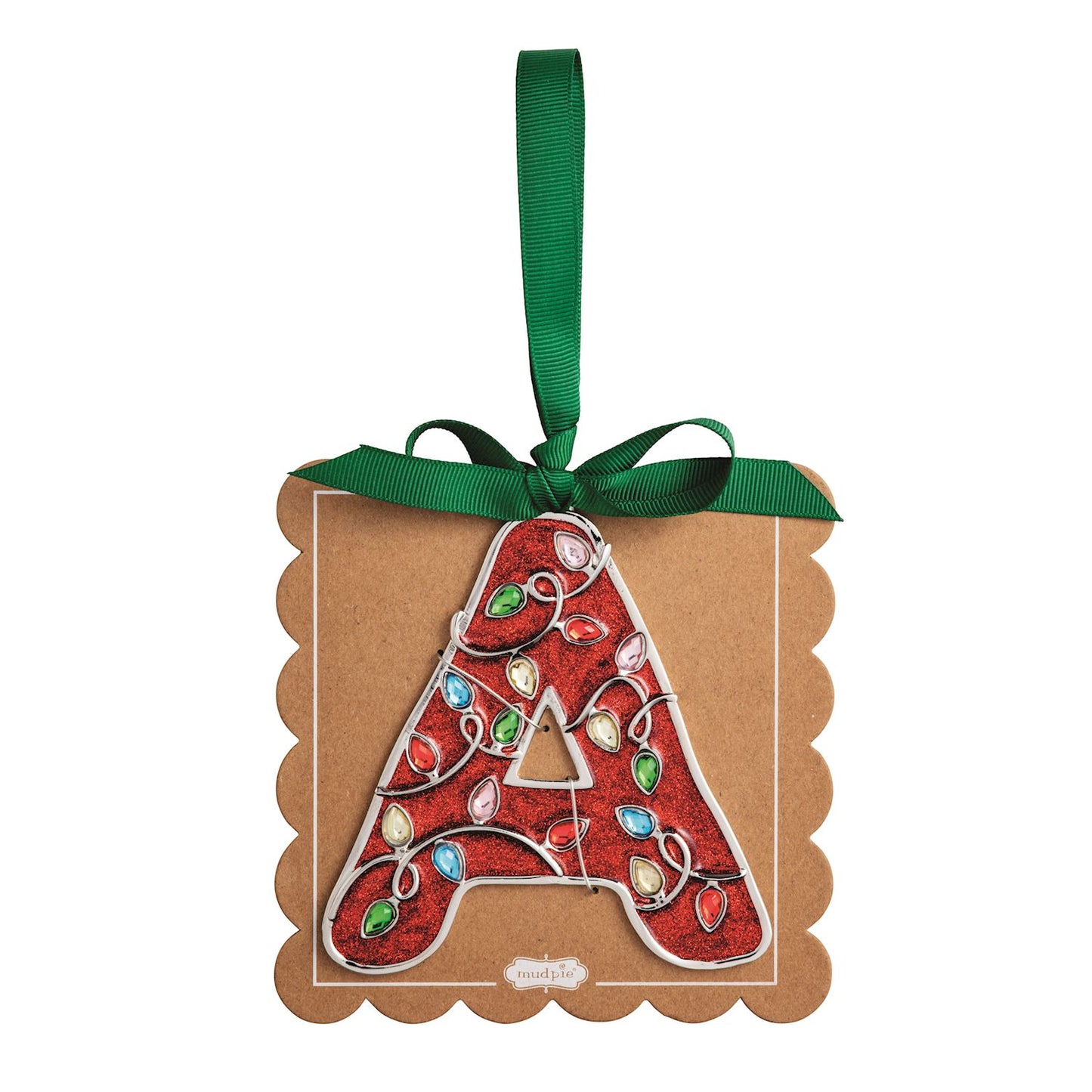 Enamel Initial Ornaments
