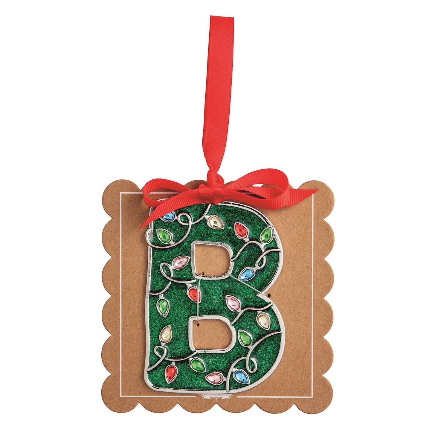 Enamel Initial Ornaments