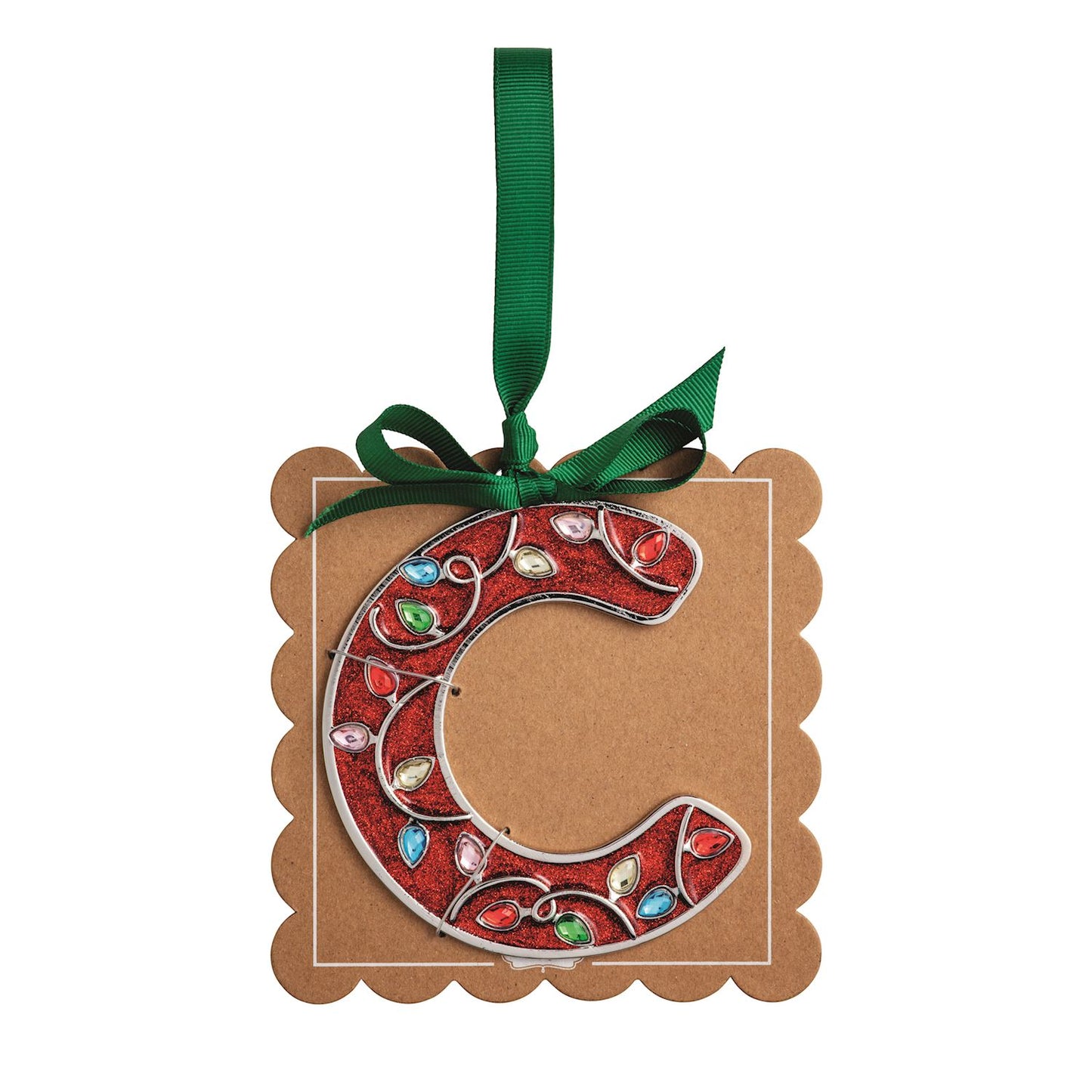 Enamel Initial Ornaments