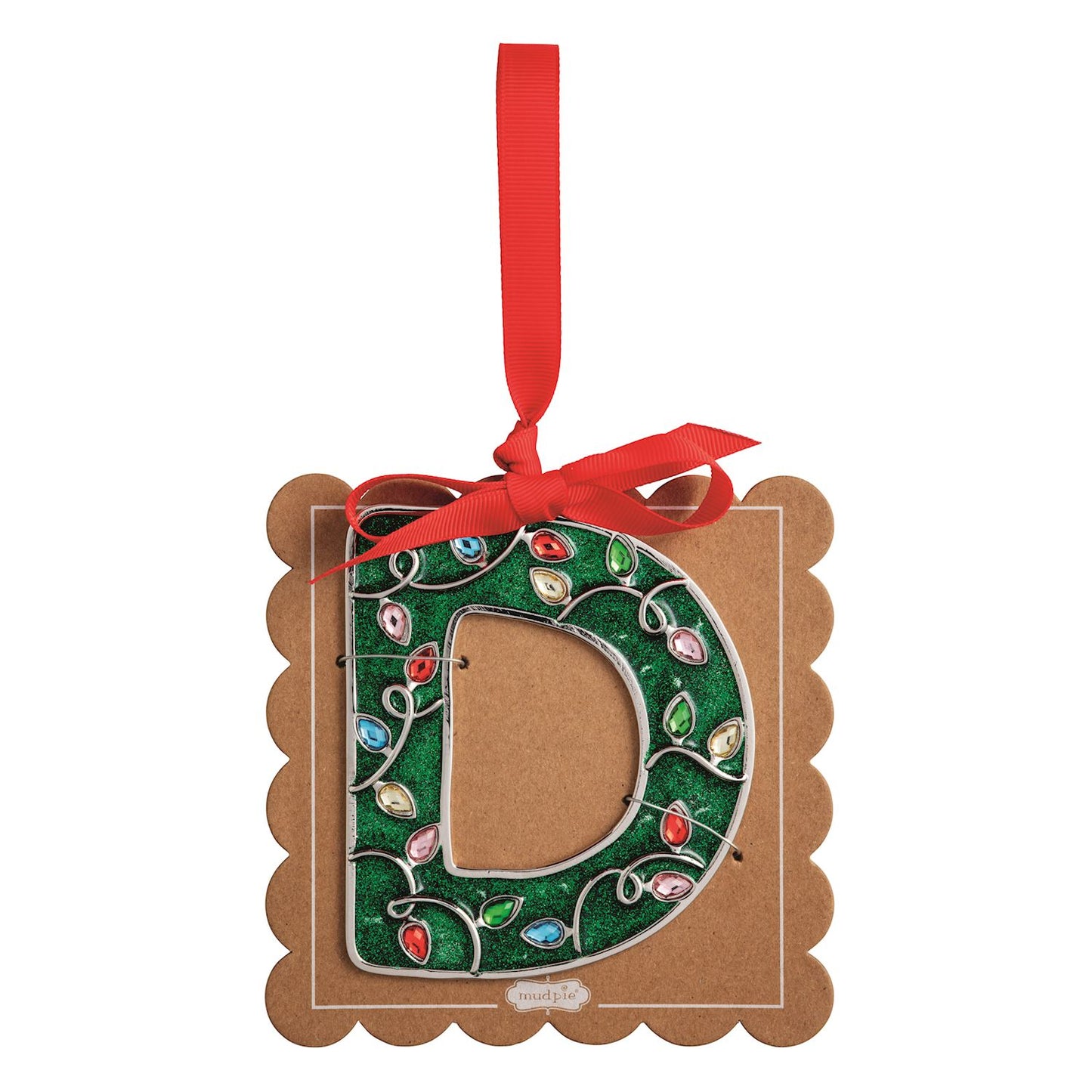 Enamel Initial Ornaments