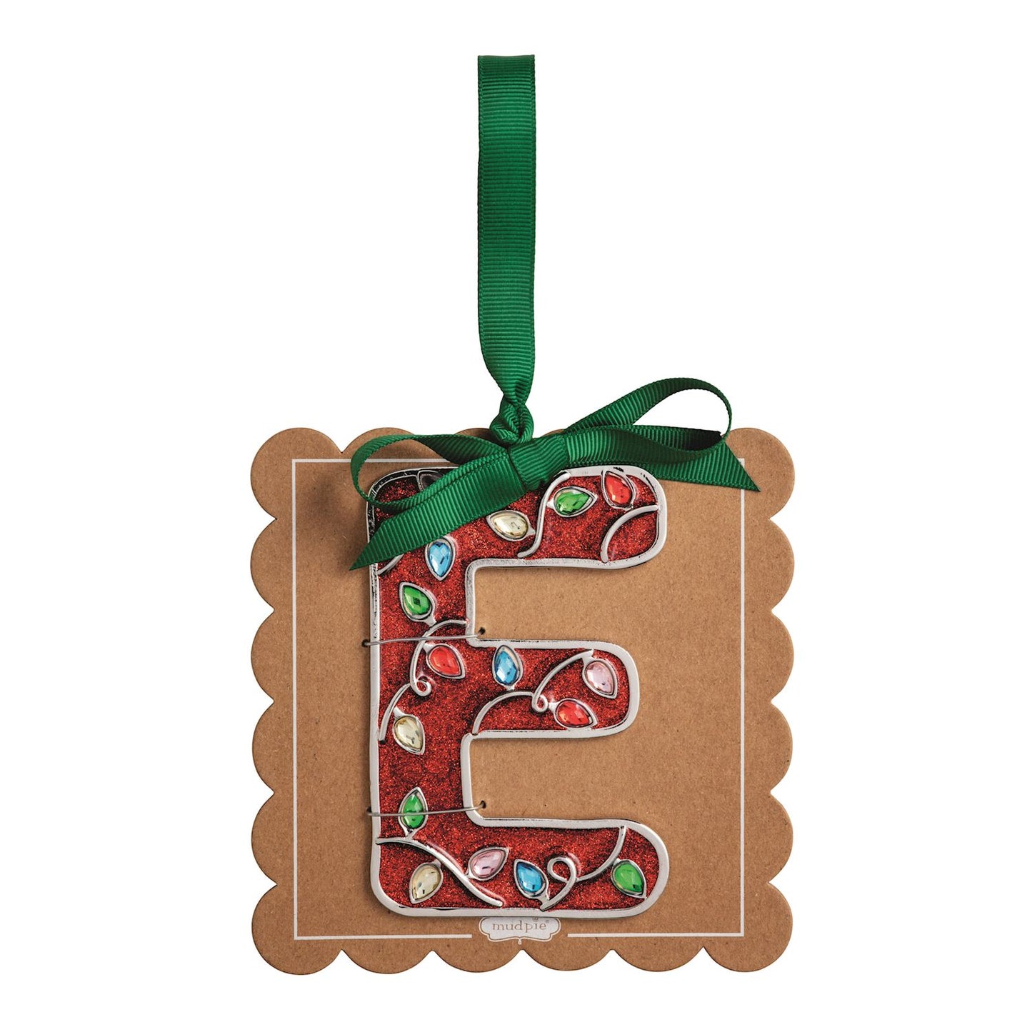 Enamel Initial Ornaments