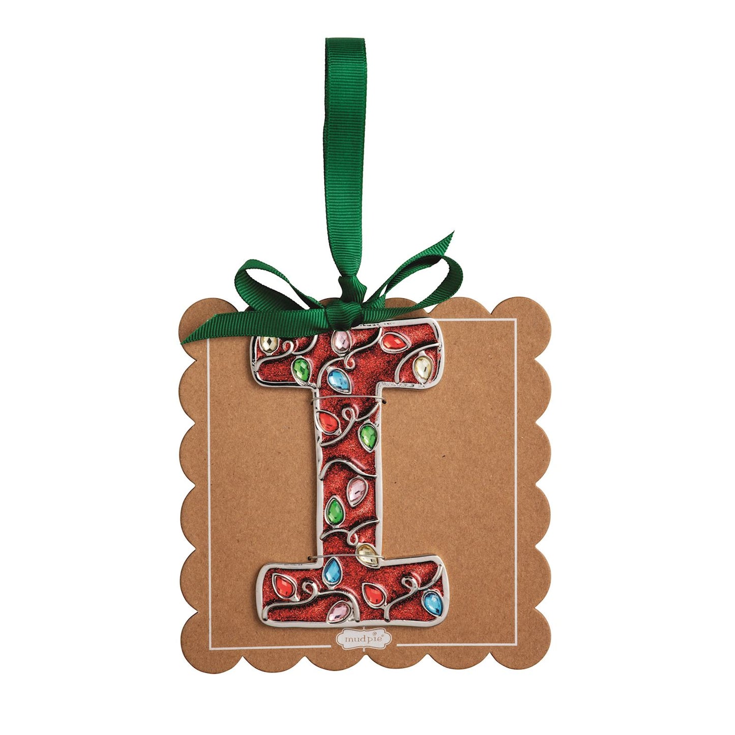 Enamel Initial Ornaments