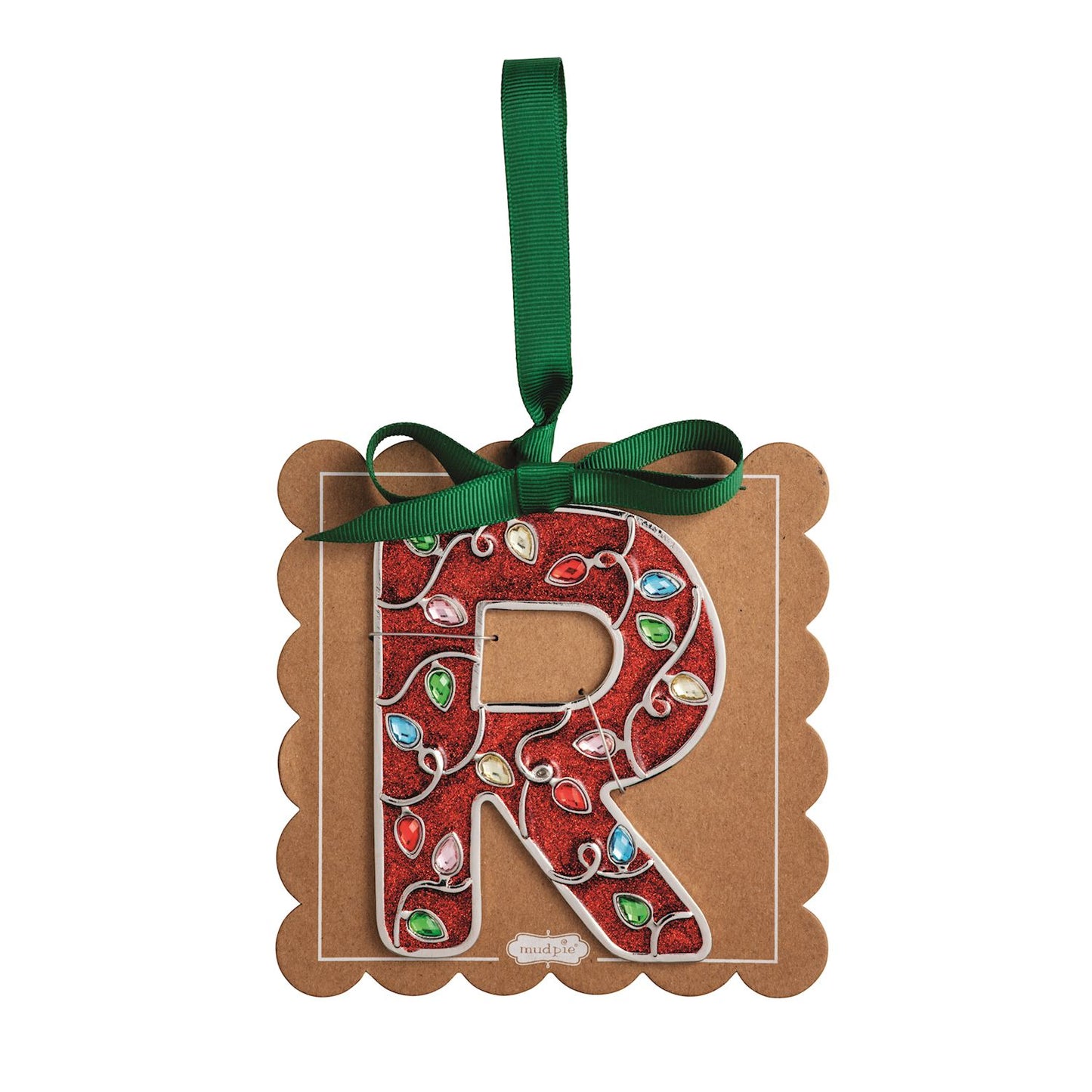 Enamel Initial Ornaments
