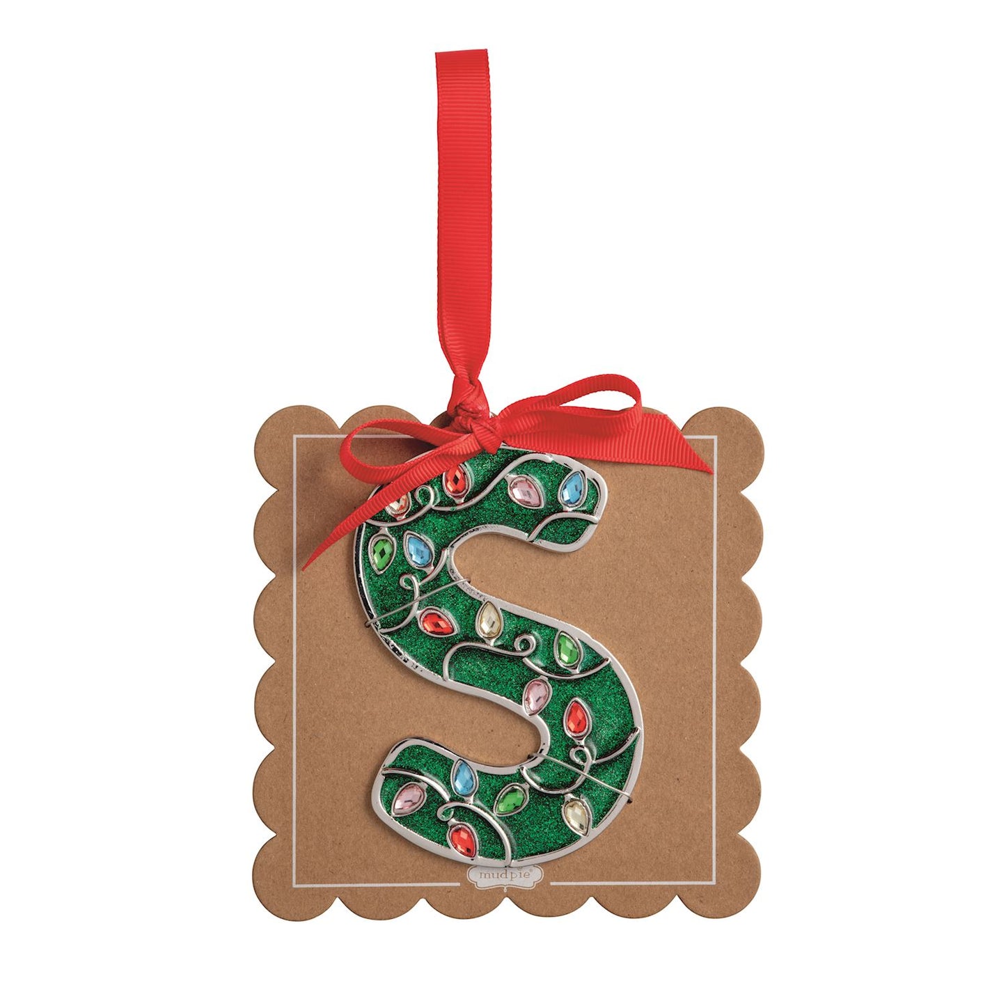 Enamel Initial Ornaments