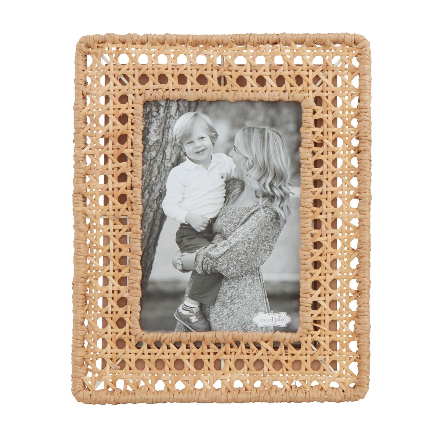 Large Woven Cane Frame 5x7
