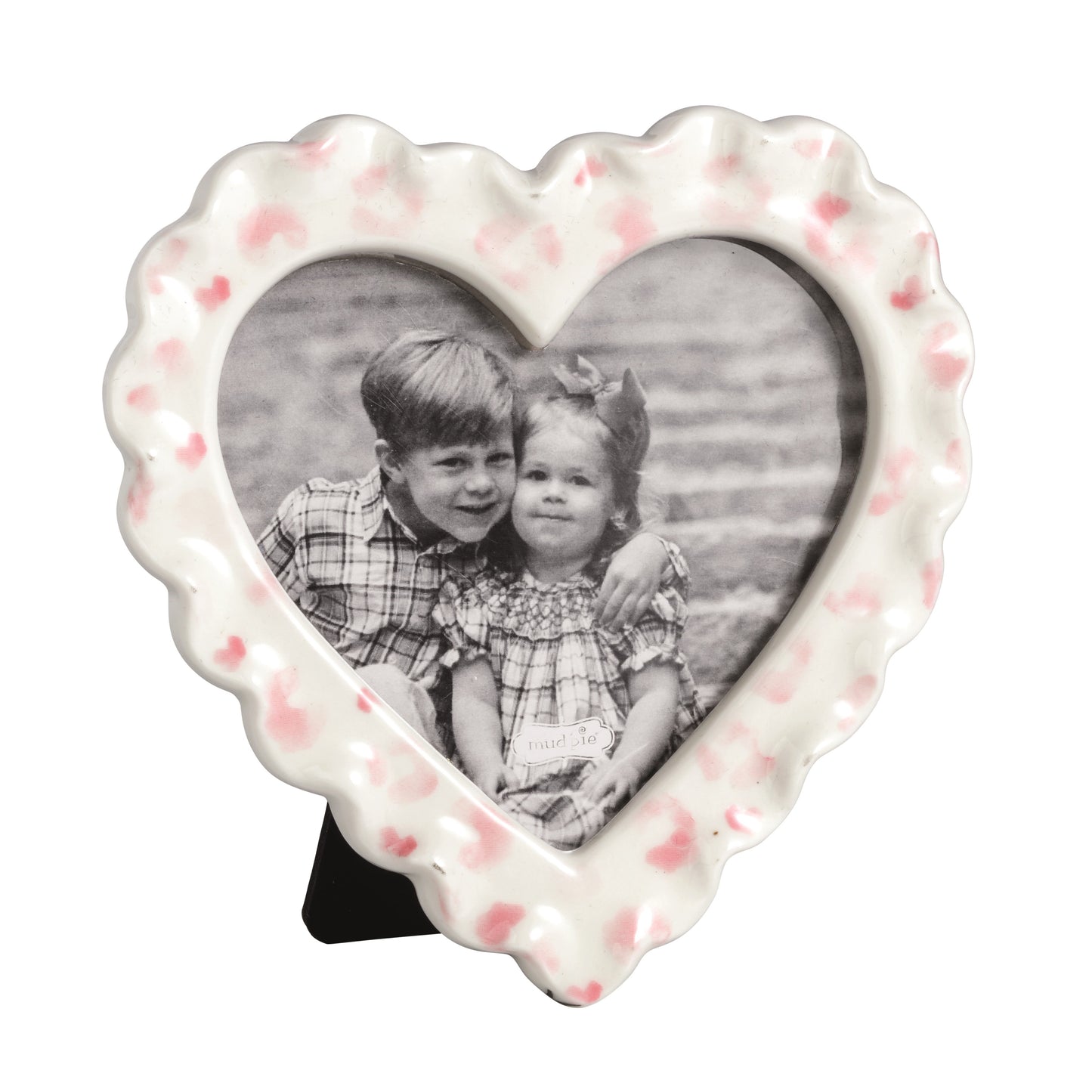 Pink Leopard Heart Frame