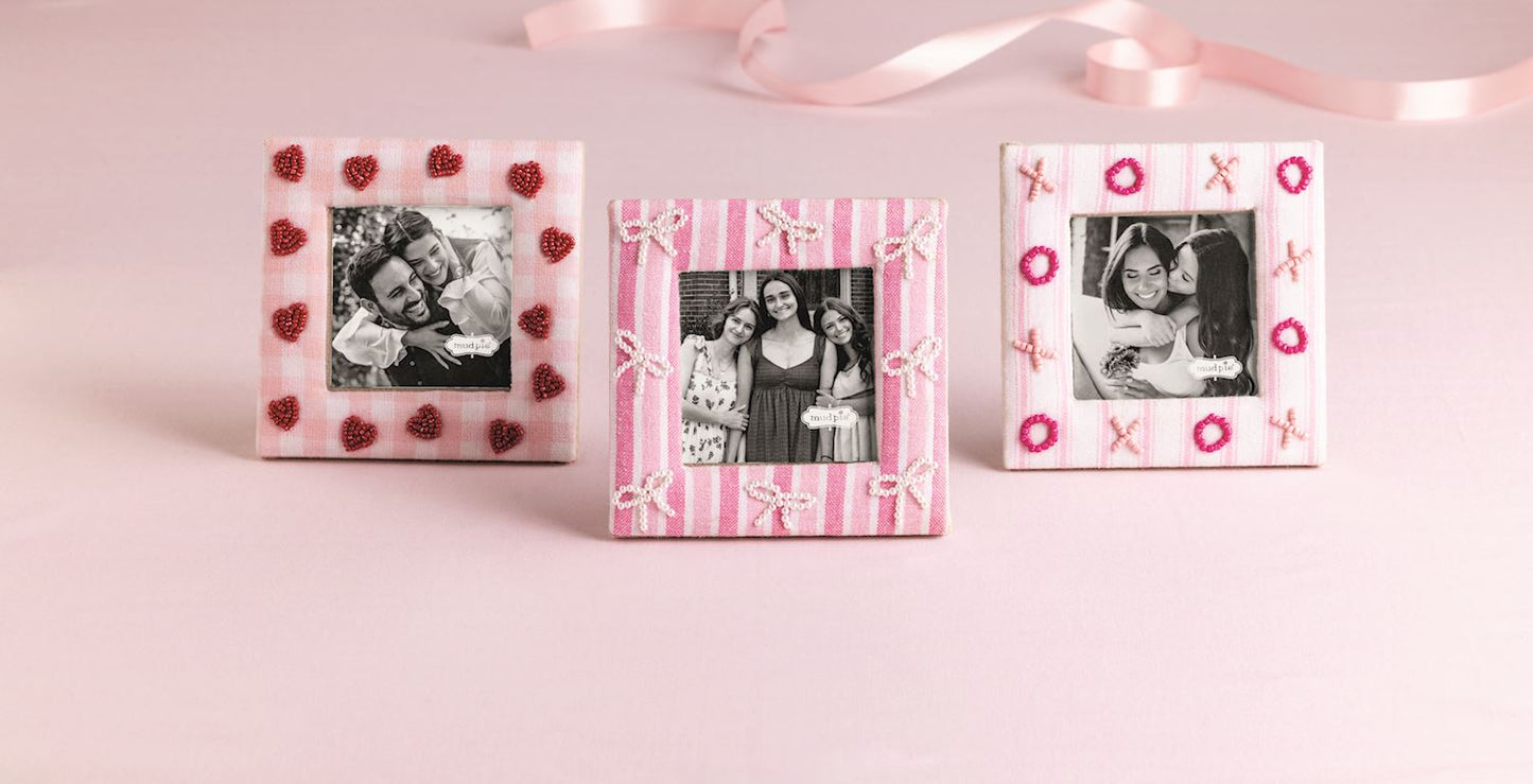 Hearts Valentine's Beaded Frame