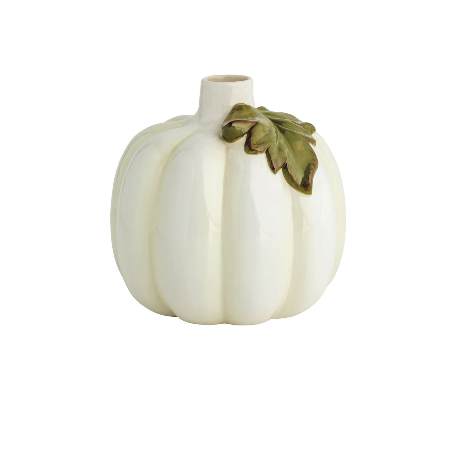Ceramic Pumpkin Bud Vase
