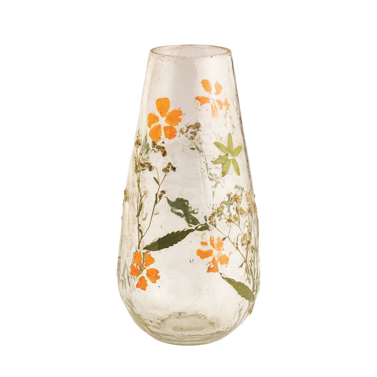 Fall Pressed Flower Vase