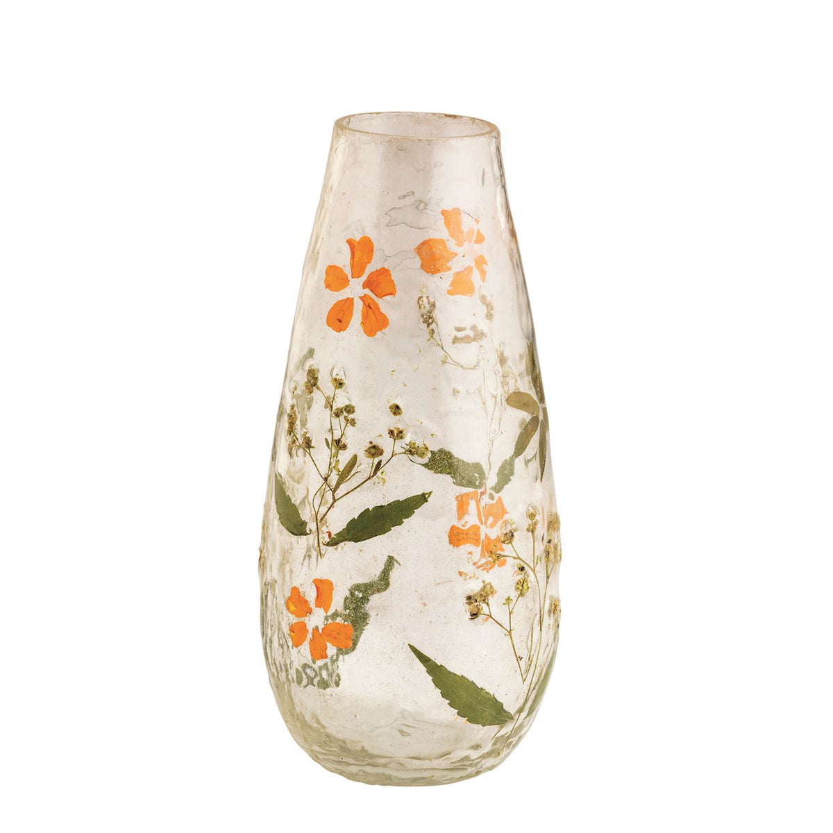 Fall Pressed Flower Vase