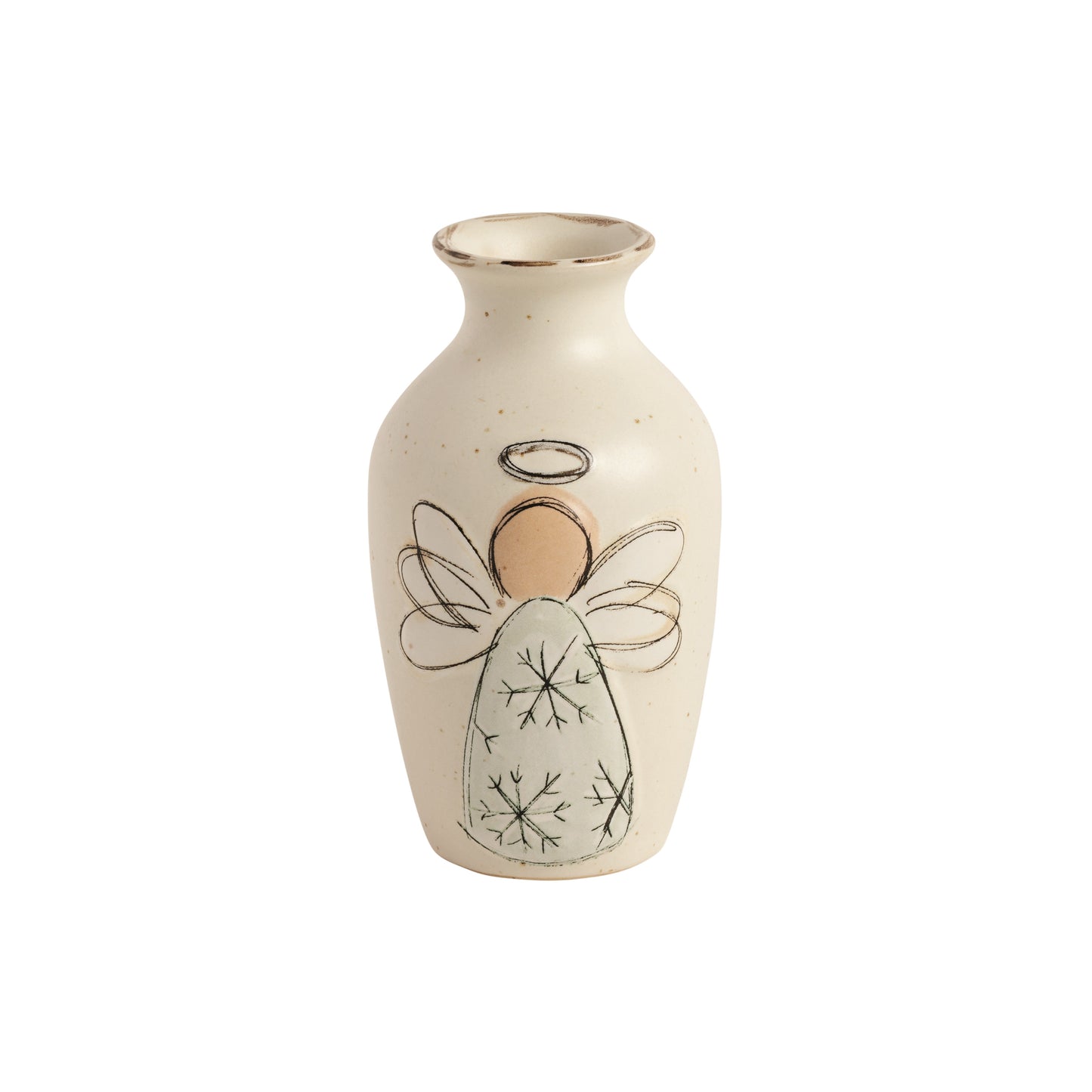 Green Angel Bud Vase
