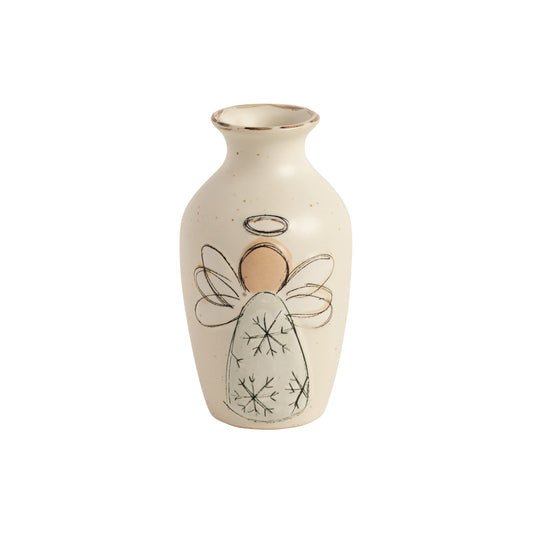 Green Angel Bud Vase