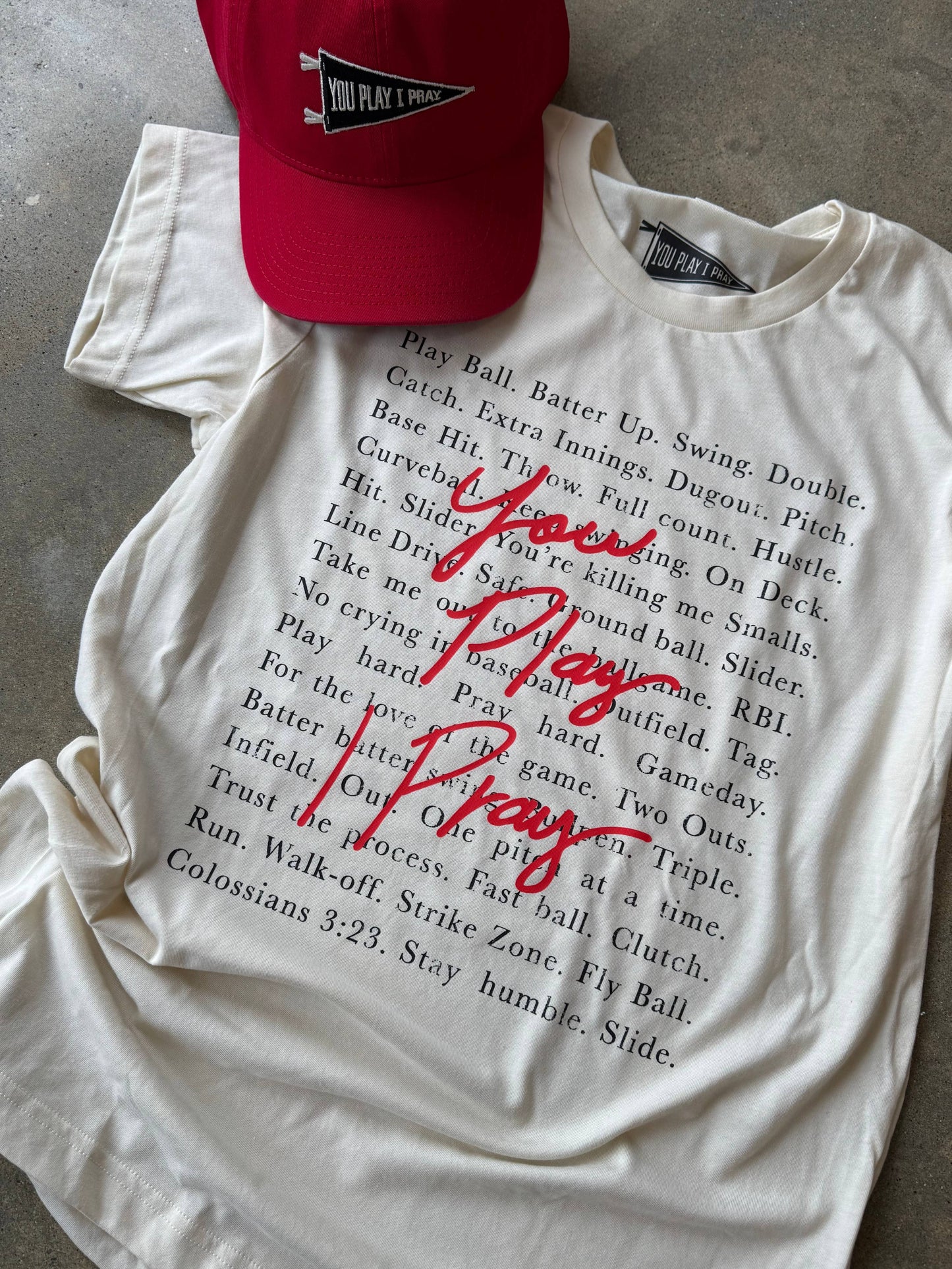 Baseball Banter Tee Baseball Mom Tee You Play I Pray