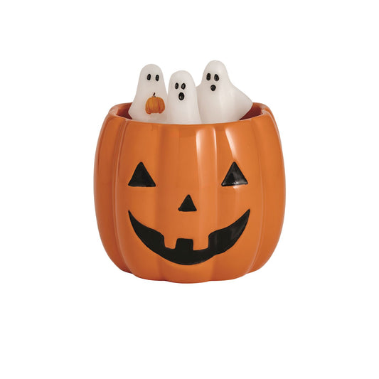Pumpkin Figural Wax Candle