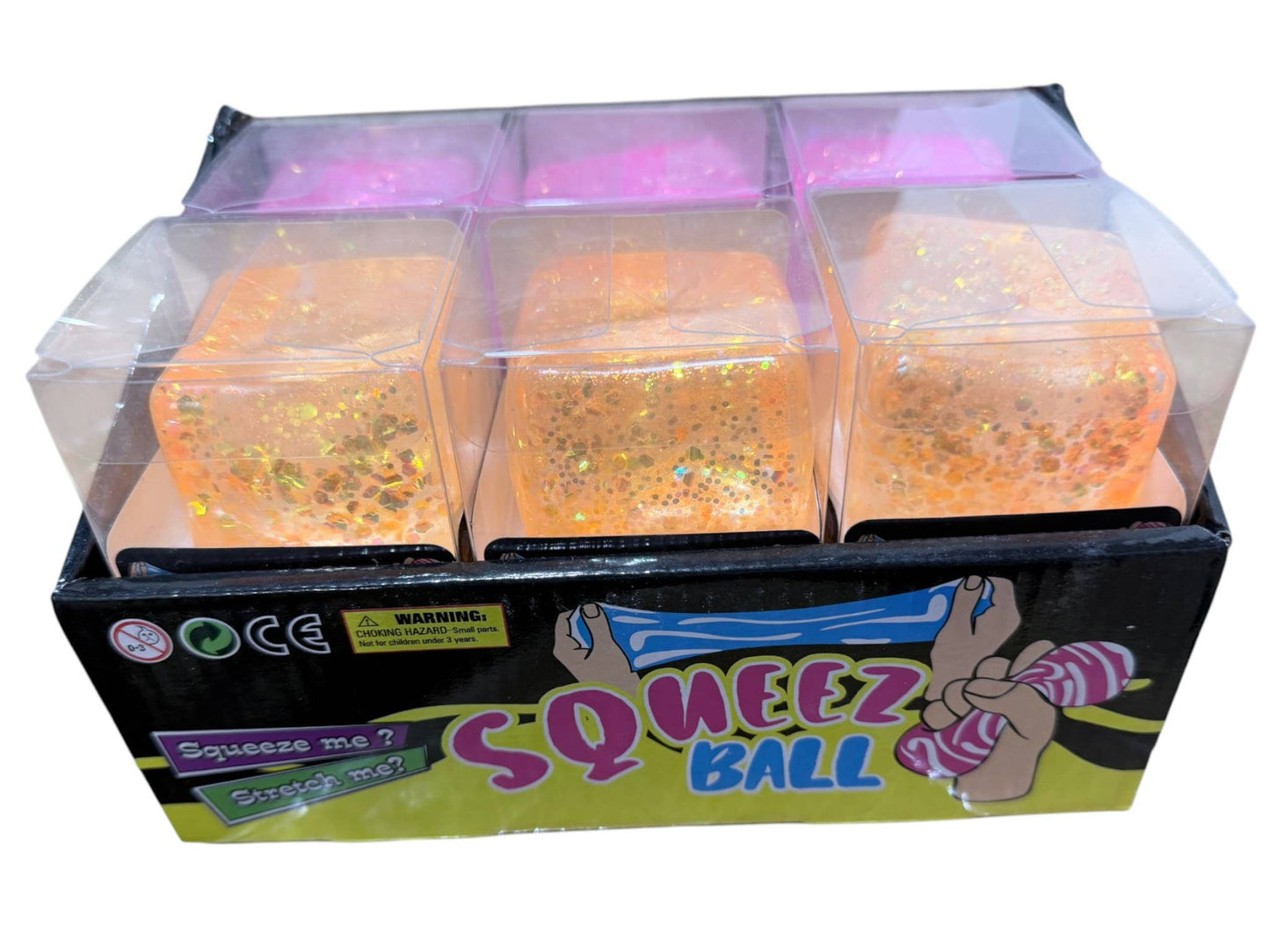 Glitter Squishy Cube
