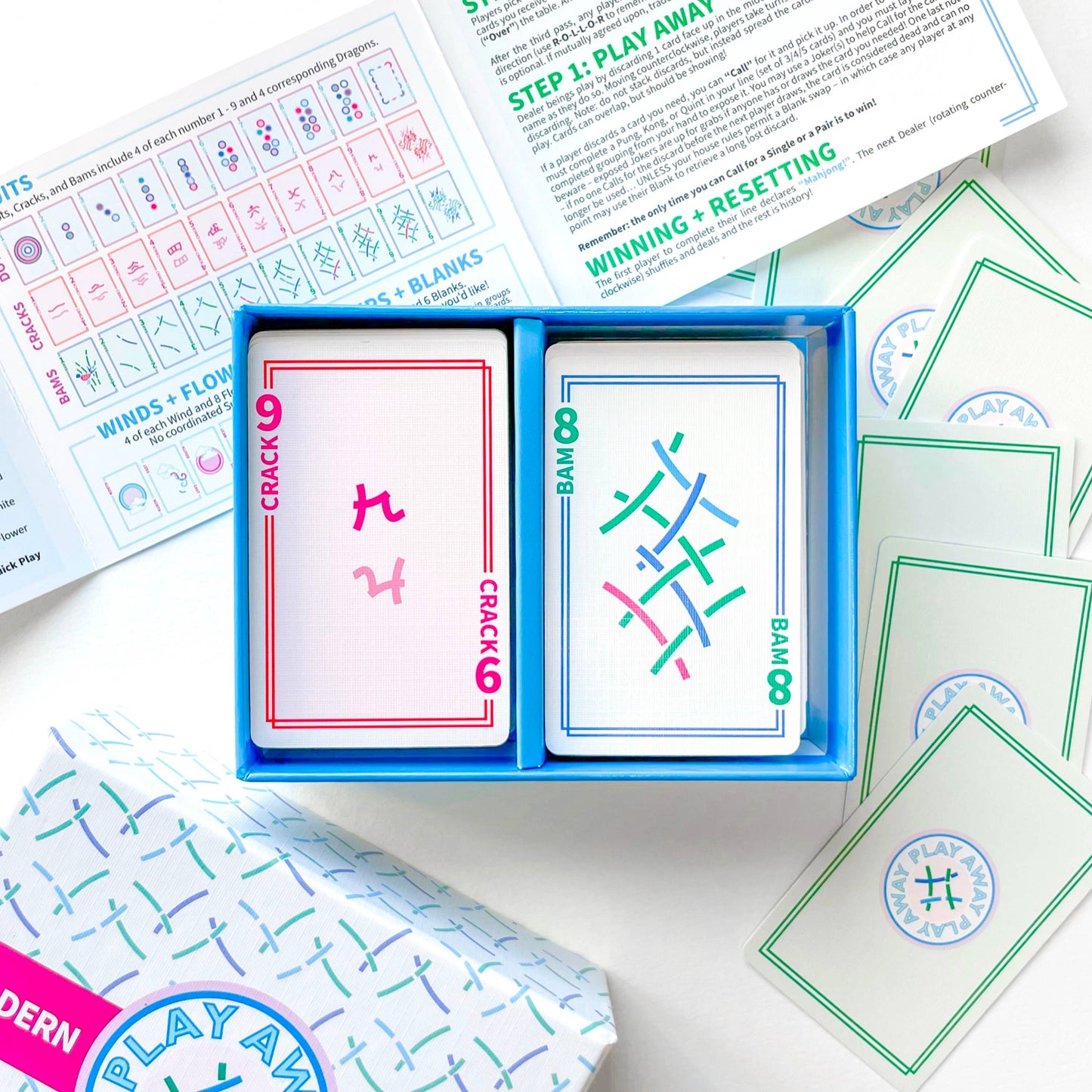 Play Away Mahjong - Modern Playing Card Deck