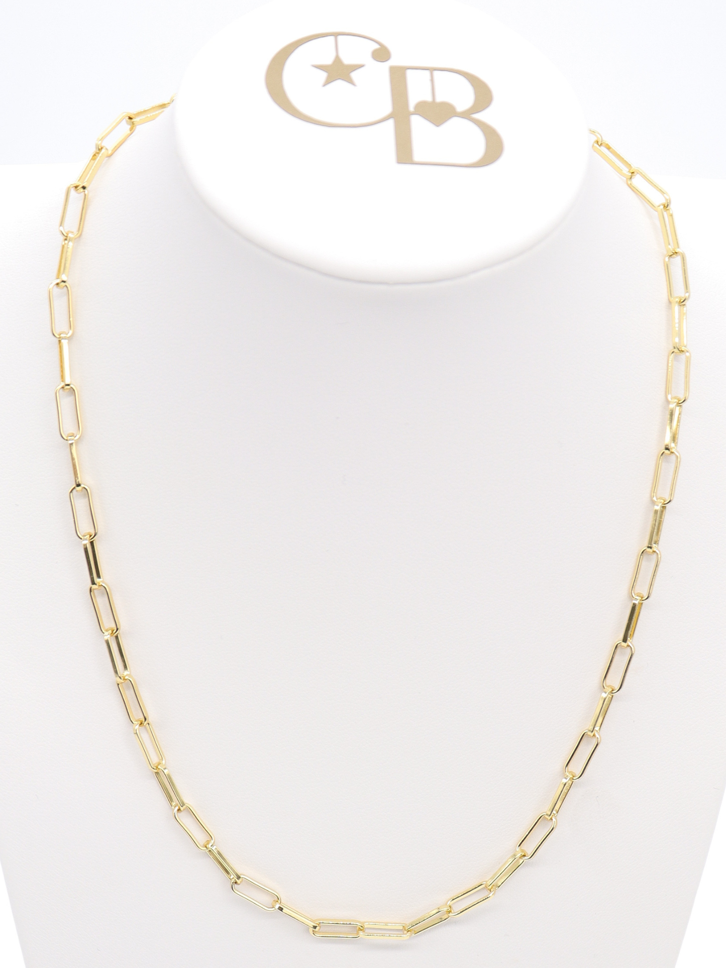 * Gold Ashley Necklace: 16"