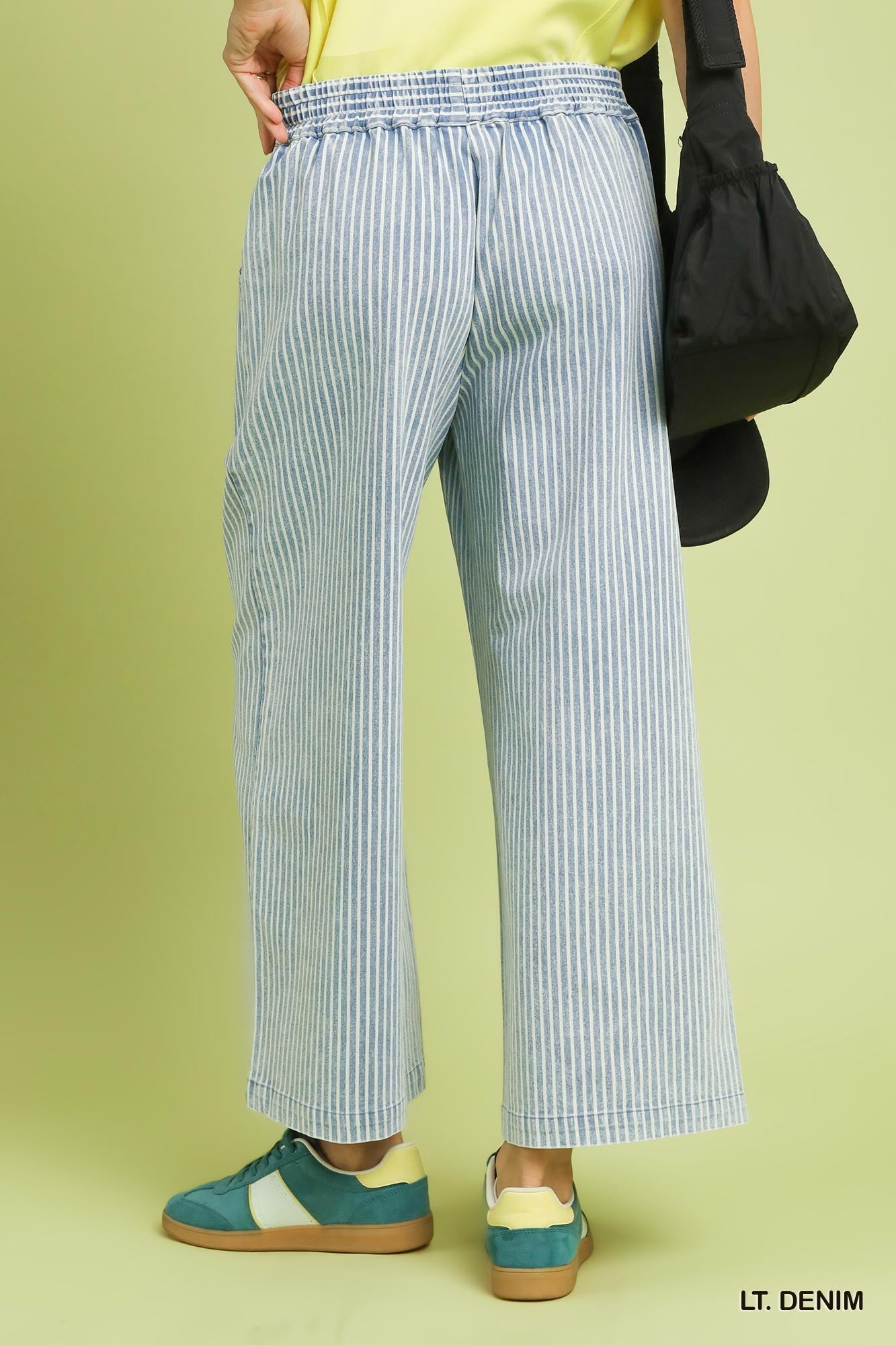 Stonewash Stripe Denim Pant