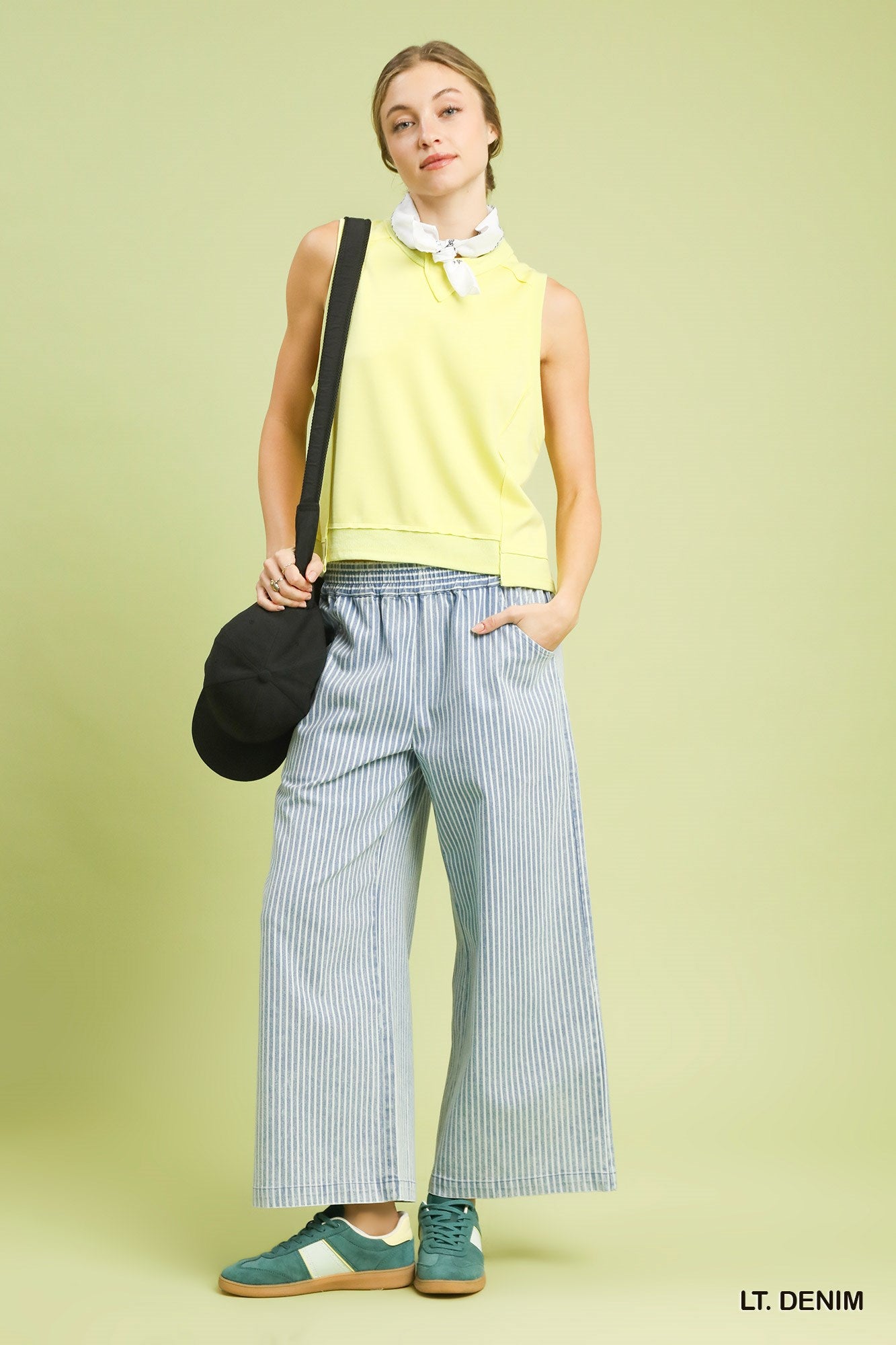 Stonewash Stripe Denim Pant