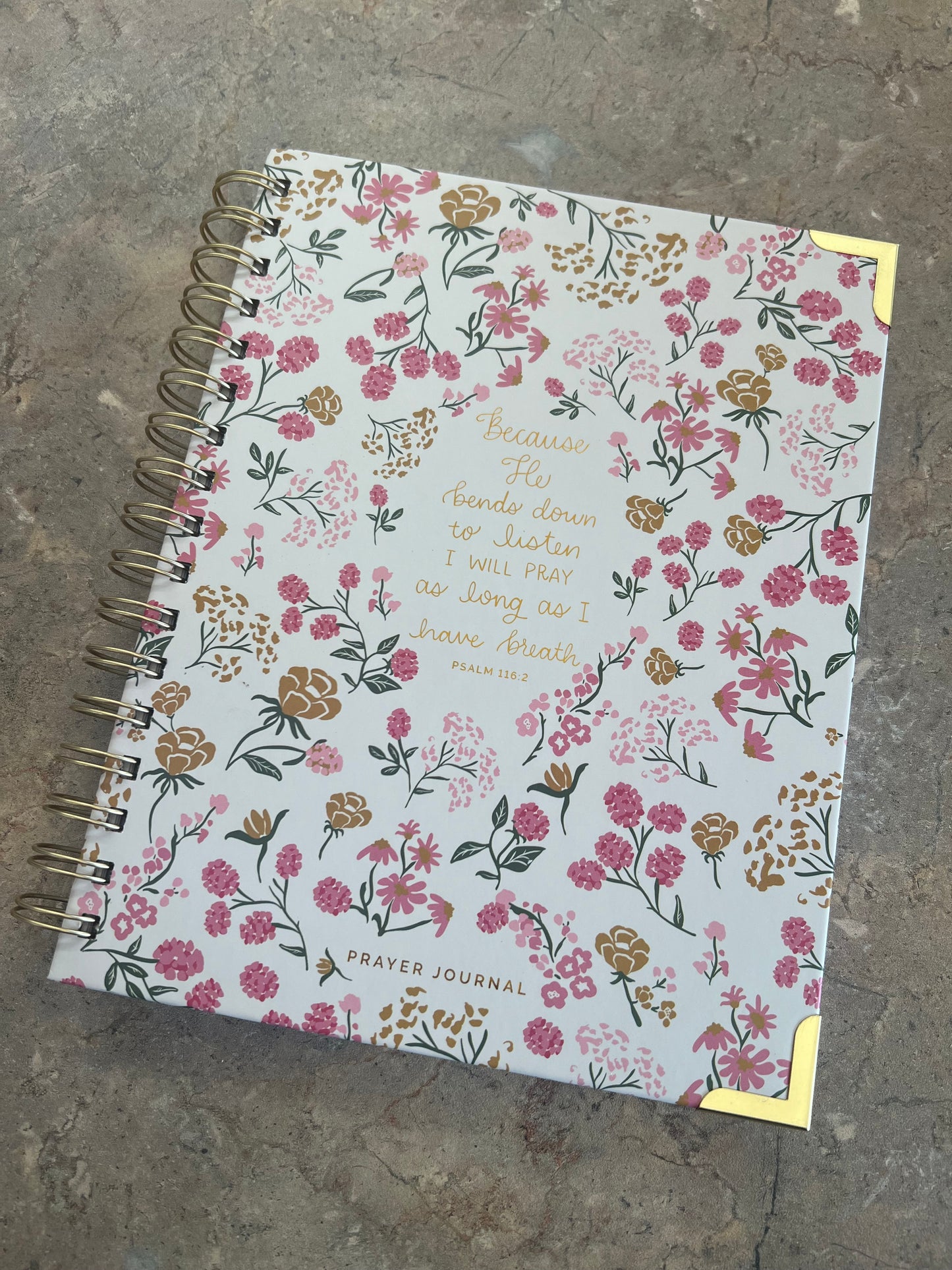 Prayer Journal Because He Bends Down