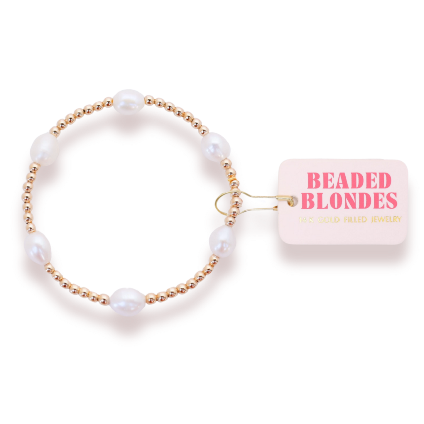 Pearl Poppi Bracelet in Gold: Standard 6.75 inch